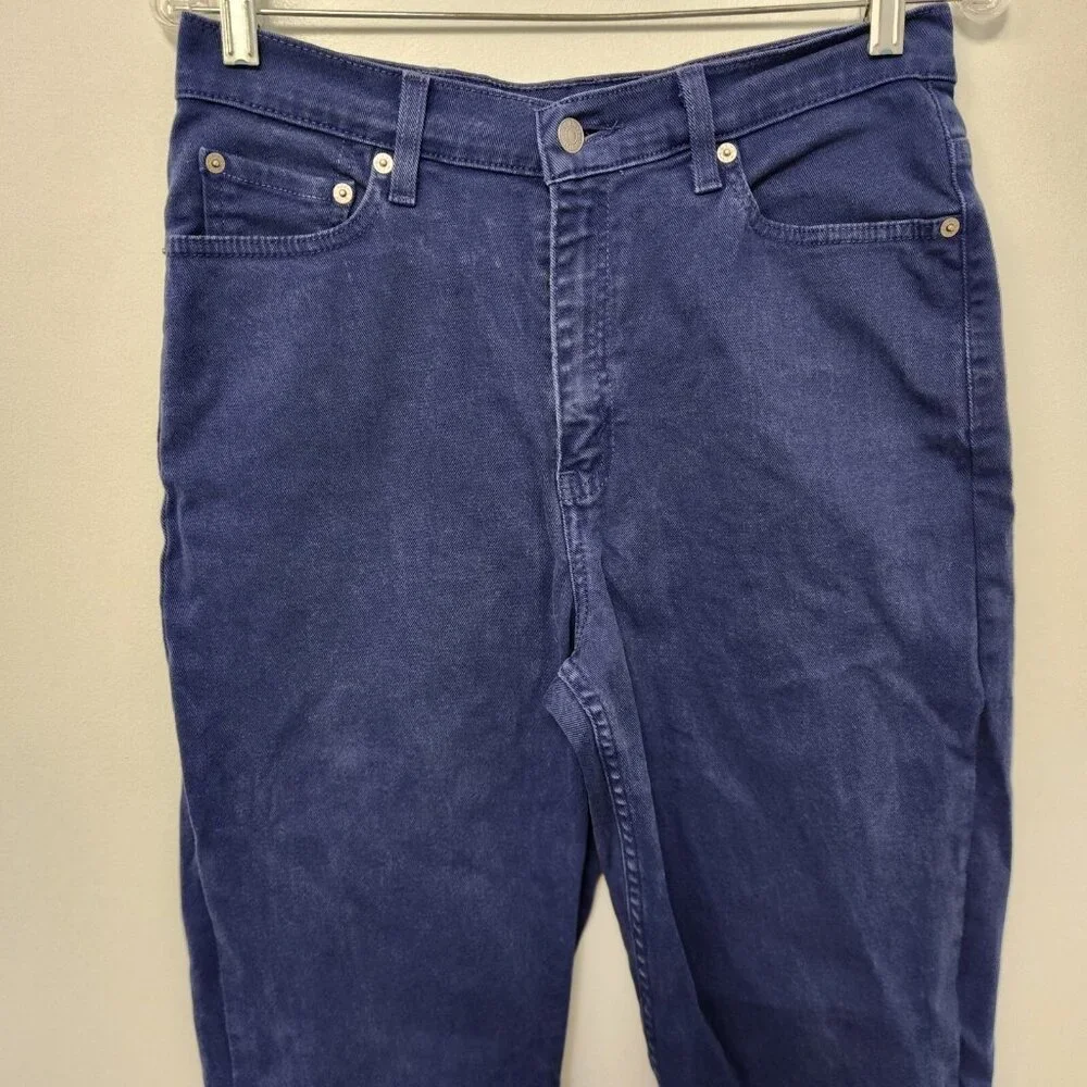 Levis 512 Jeans Vintage‎ Slim Fit Tapered 90s Y2K Blue Indigo Womens 10M 29x30